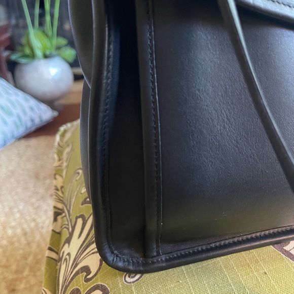 COACH Briefcase -Beekman Black Leather Genuine - Picture 7 of 16